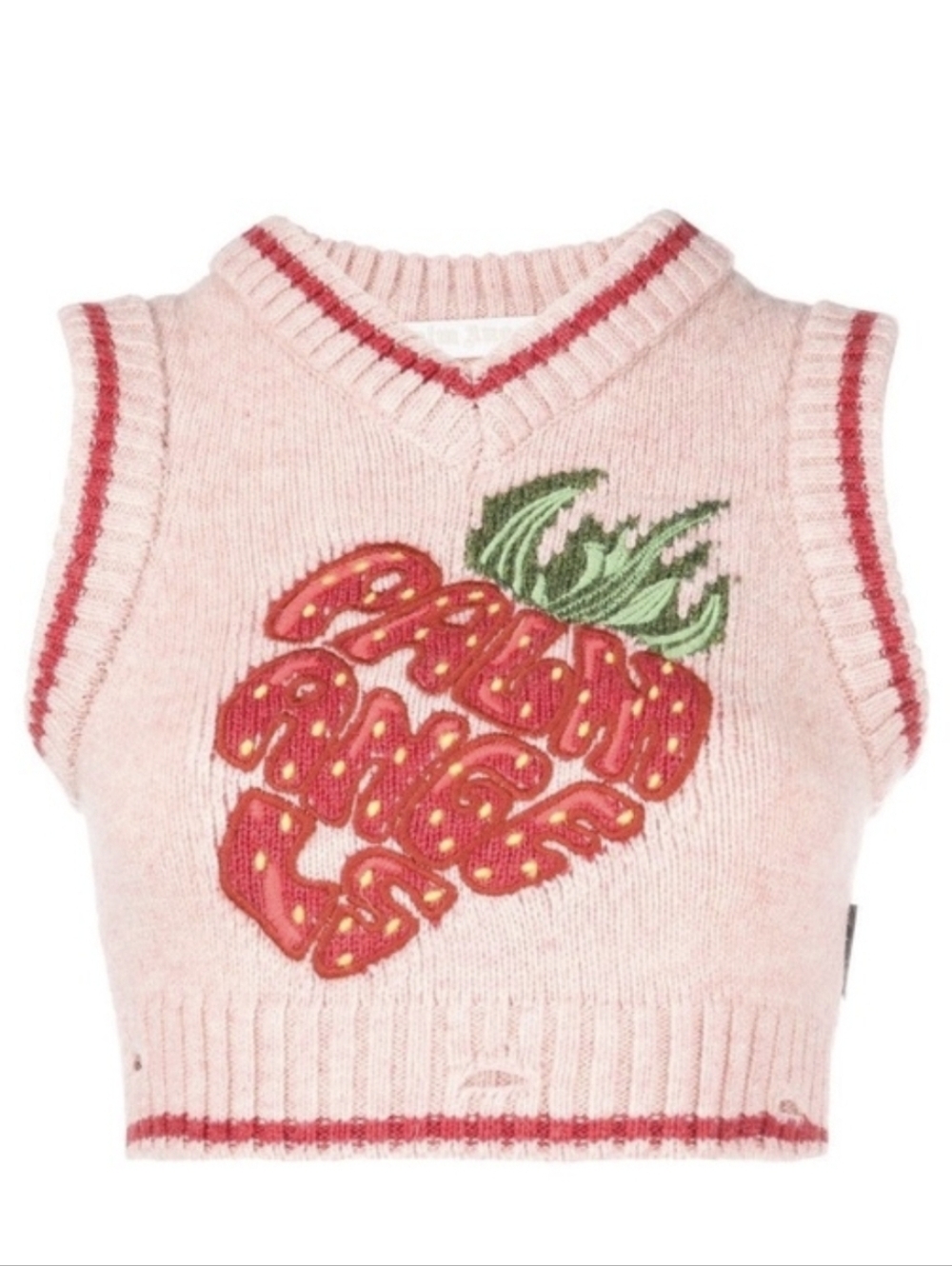 Palm Angels Top Vest Size Large, 100% Virgin Wool